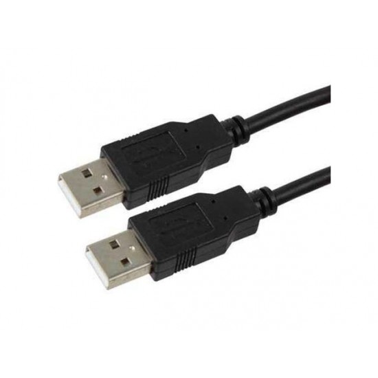 Kabel USB AM-AM 1.8m black 