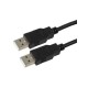 Kabel USB AM-AM 1.8m black 