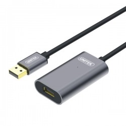 Przedłużacz USB 2.0 5m; AM-AF, PREMIUM; Y-271 