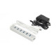 HUB 7 x USB3.0 ALUMINIUM Z ZASILACZEM; Y-3090 