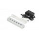 HUB 7 x USB3.0 ALUMINIUM Z ZASILACZEM; Y-3090 