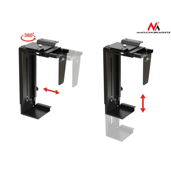Uchwyt do komputera MC-713 B czarny