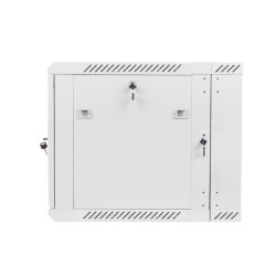Szafa instalacyjna wisząca dwusekcyjna 19 9U 600X600mm szara 