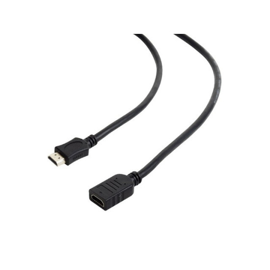 Przedłużacz HDMI A-A M/F v2.0 High Speed 0.5m 