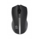 Bezprzewodowa mysz optyczna, GALAXY Black/silver, powierzchnia gumowana