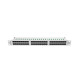 Patch Panel 48 Port 1U Kat.6 szary 