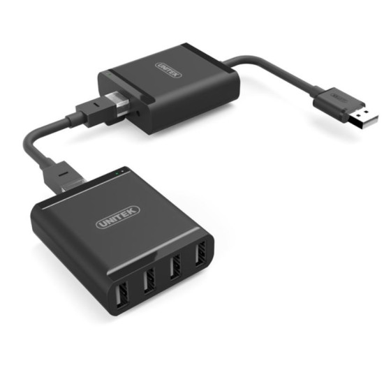 Przedłużacz USB2.0 over IP 4xUSB; 60m; Y-2516 
