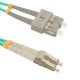 Patchcord światłowodowy LC/UPC-SC/UPC | MultiMode | 50/125 | OM4 | 1m