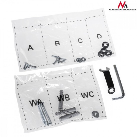 Uchwyt do telewizora 13-23 cale MC-740 30kg, max vesa 100x100