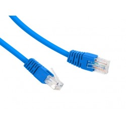 Patch cord Kat.6 UTP 1m niebieski 