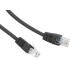Patch cord Kat.6 UTP 0.25m czarny 