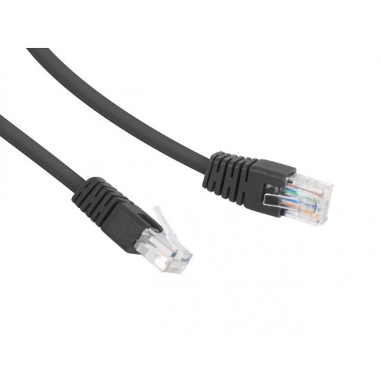 Patch cord Kat.6 UTP 2m czarny 