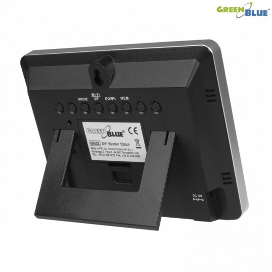 Stacja pogodowa kolorowa WiFi bezprzewodowa GB522 DCF fazy księzyca