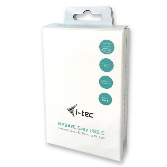 MySafe USB-C 3.1 Gen. 2 Easy zewnętrzna obudowa na dysk 2,5