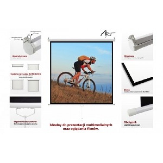 Ekran ręczny półautomat 1:1 84