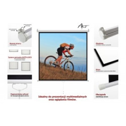 Ekran ręczny półautomat MS-150 4:3 150 305x229cm  4:3