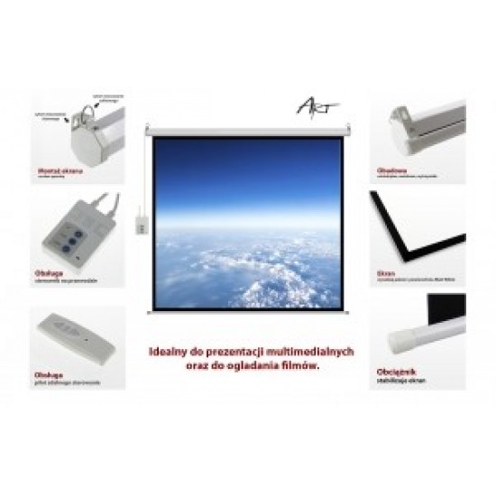 Ekran elektryczny 4:3 120