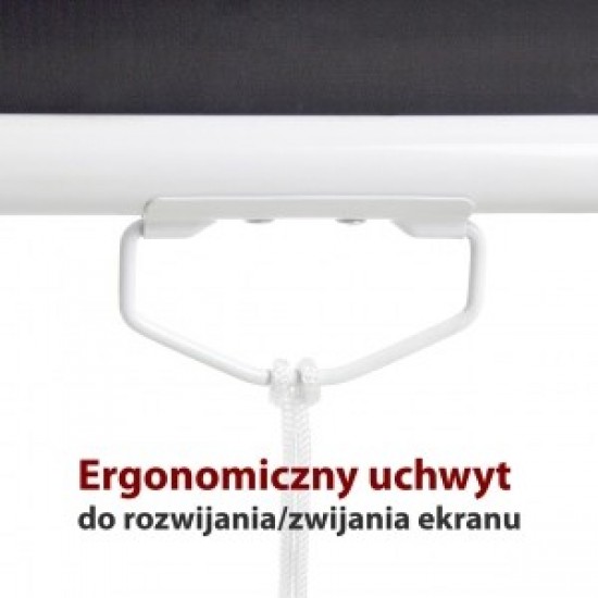 Ekran ręczny półautomat 4:3 100