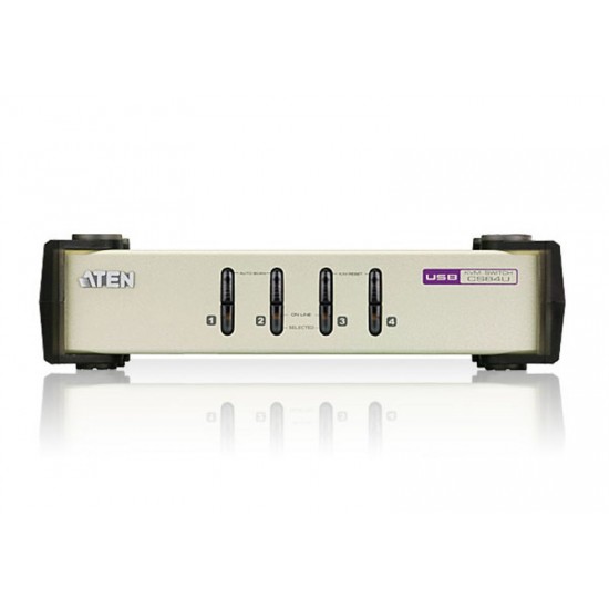 PRZEŁĄCZNIK KVM 4 PORTY USB VGA CS84U 