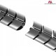 Organizator maskownica kabli do biurka MC-768 S srebrna