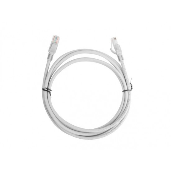 Patchcord kat.5e 2.0M UTP szary 
