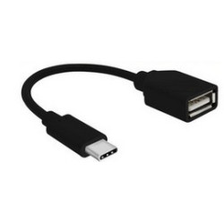 Adapter USB Typ-C 2.0 męski -> USB żeński
