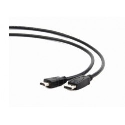 Kabel DisplayPort do HDMI męski czarny 10m