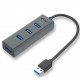 USB 3.0 Metal 4-portowy pasywny HUB USB, 4x port USB 3.0