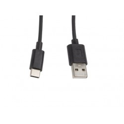 Kabel USB-C -> USB-A M/M 1M 2.0 czarny 
