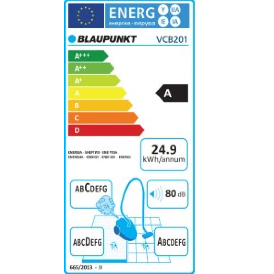 VCB201 Odkurzacz workowy