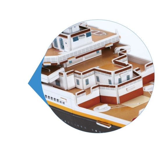 Puzzle 3D Titanic Duży