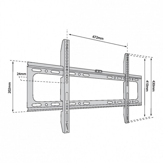 Uchwyt TV do telewizora do 65