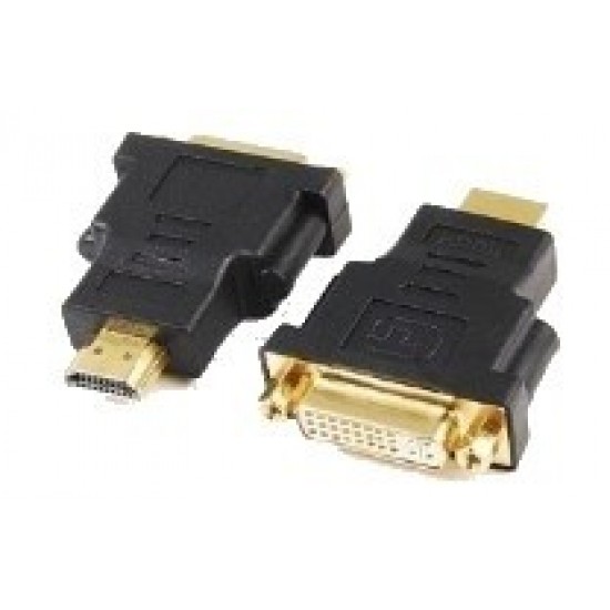 Adapter HDMI na DVI, M/F, czarny 