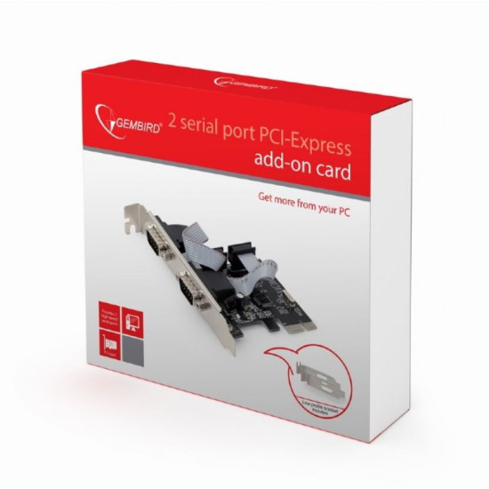 Karta PCI Express/ 2porty RS232/2MBps