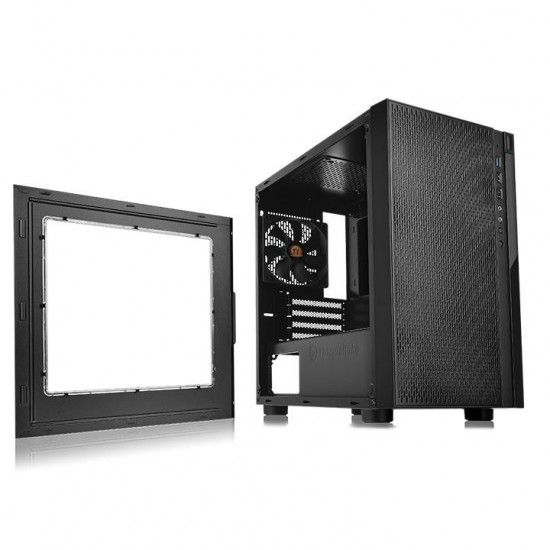 Versa H18 microATX USB3.0 Window - Black 