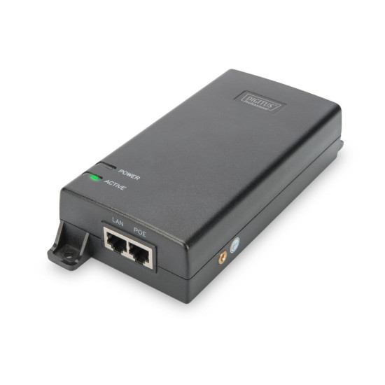 Zasilacz/Adapter PoE+ 802.3at, max. 48V 60W Gigabit 10/100/1000Mbps, aktywny