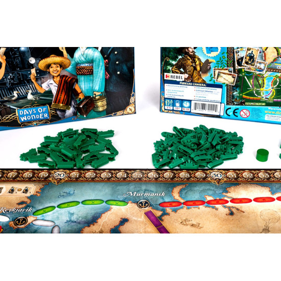 Gra Wsiąść do Pociągu: Dookoła Świata