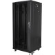 Szafa stojąca Rack 19 27U 600x600mm czarna (drzwi szklane) 