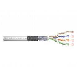 Kabel SF/UTP kat. 5e 100m (karton) PVC linka szary 