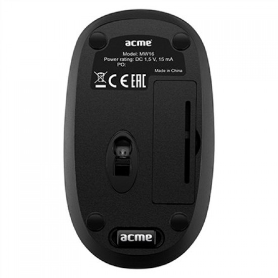 Mysz optyczna MW16 bezprzewodowa, kompaktowa 