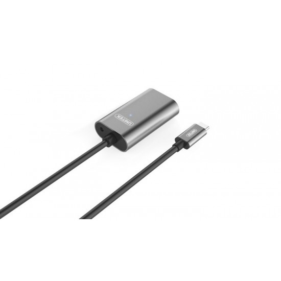 Przedłużacz aktywny USB Typ-C 3.1, 5m, M/F; U305A 