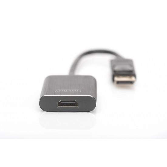 Konwerter/adapter audio-video DisplayPort 1.4 do HDMI 2.0, 4K 60Hz UHD HDR, z audio