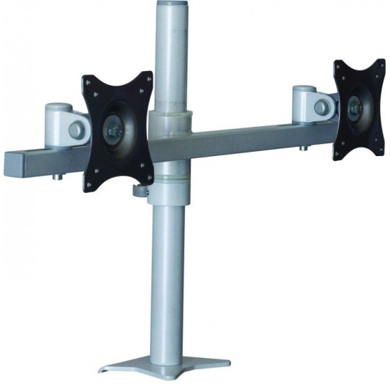 Uchwyt biurkowy na dwa monitory SV05 19-27
