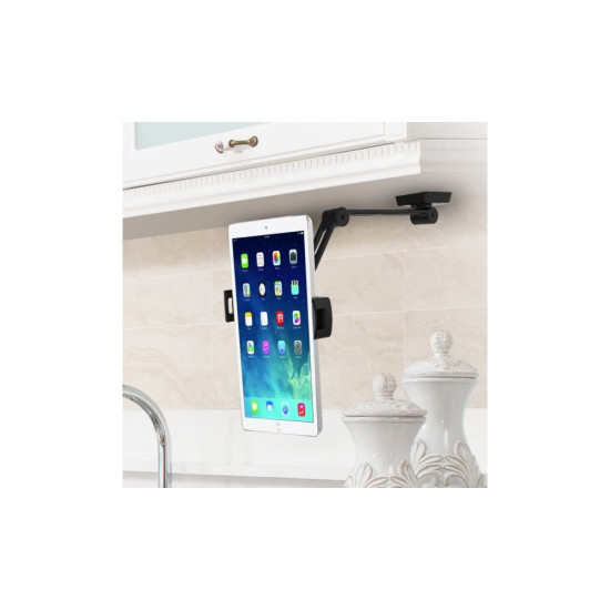 Ramię ścienne do tabletu i iPad 4.7-12,9 regulowane czarne 