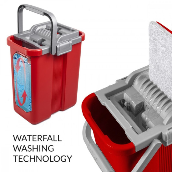 Mop płaski z wiadrem i wyciskaczem GB850 