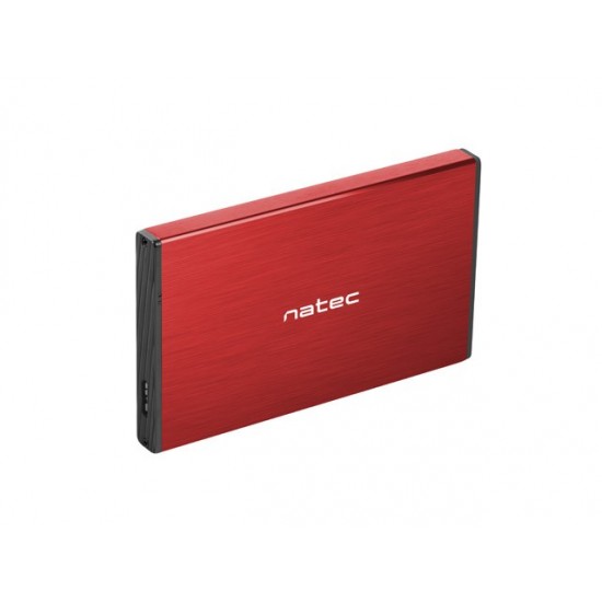 Kieszeń zewnętrzna HDD/SSD Sata Rhino Go 2,5 USB 3.0 czerwona