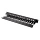 Organizator kablowy 19 cali 1U dukt W/40xG/70 czarny (RAL 9005)
