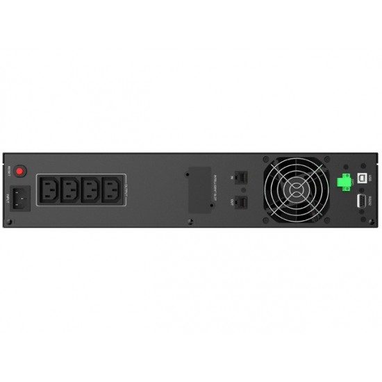 UPS Line-Interactive 2200VA Rack 19 4x IEC Out, RJ11/RJ45 In/Out, USB, LCD, EPO 