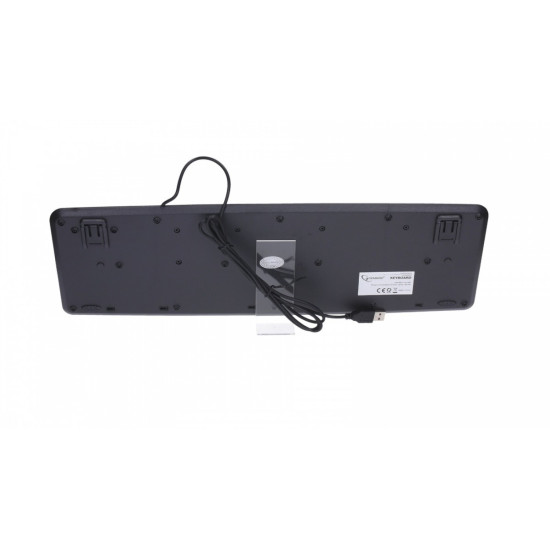Klawiatura Standardowa USB czarna Cyrylica KB-U-103-RU 