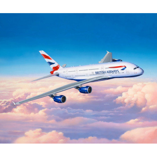 Model plastikowy A-380-800 British Airways